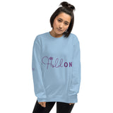 Hold On & Overthink - Cozy Unisex Sweatshirt - -