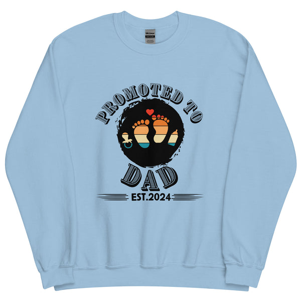 Step into Fatherhood - Embrace the Adventure Sweatshirt - - Print Material