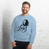 Royal Leo - Strength and Elegance Sweatshirt - Light Blue - Sweatshirts