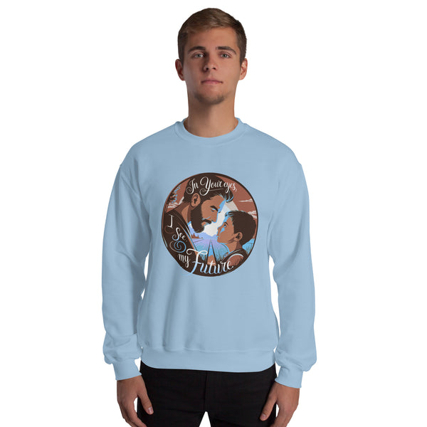 Guiding Light - Father’s Wisdom for the Journey Ahead - Light Blue - Sweatshirts