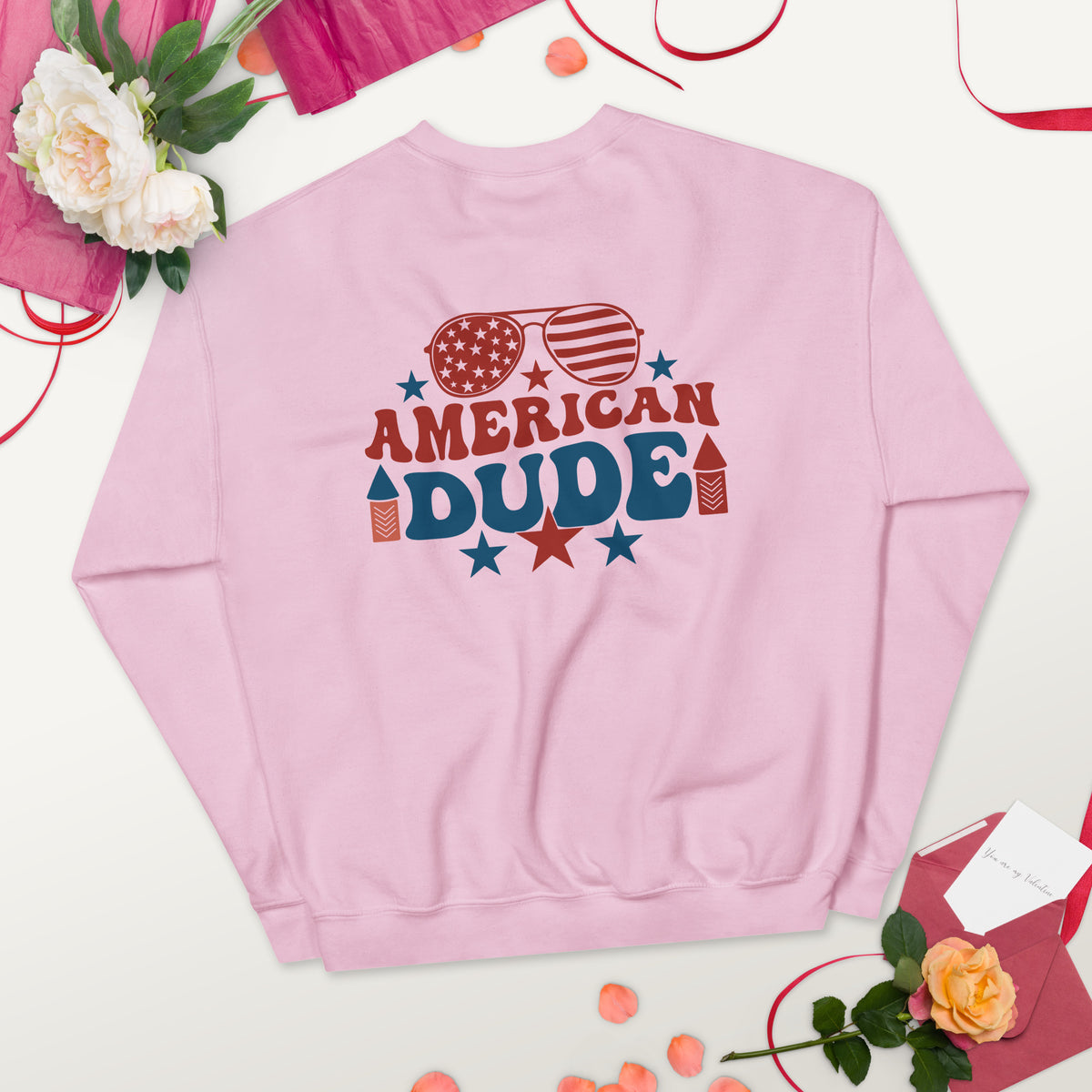 American Dude Unisex Sweatshirt - A Tribute to Memories - - Sweatshirts