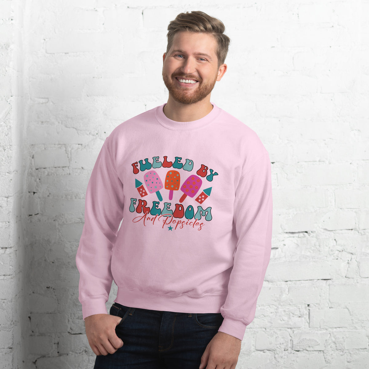 Freedom and Popsicles - Unisex Sweatshirt - -