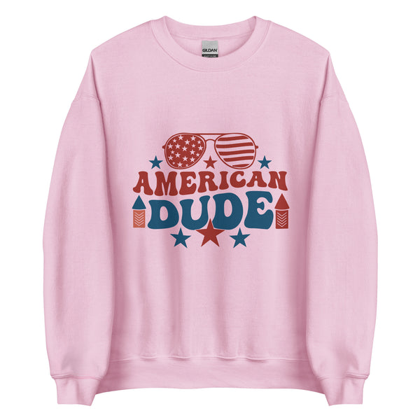 American Dude Unisex Sweatshirt - A Tribute to Memories - - Sweatshirts