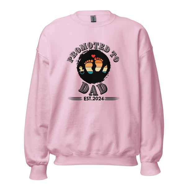 Step into Fatherhood - Embrace the Adventure Sweatshirt - - Print Material