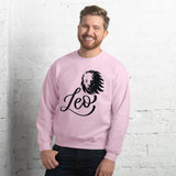 Royal Leo - Strength and Elegance Sweatshirt - Light Pink - Sweatshirts