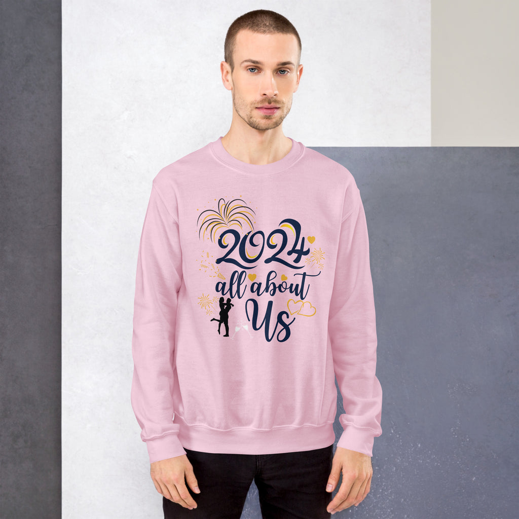 2025 All About Us - A New Year of Love - Light Pink - Sweatshirt