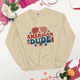 American Dude Unisex Sweatshirt - A Tribute to Memories - Sand - Sweatshirts