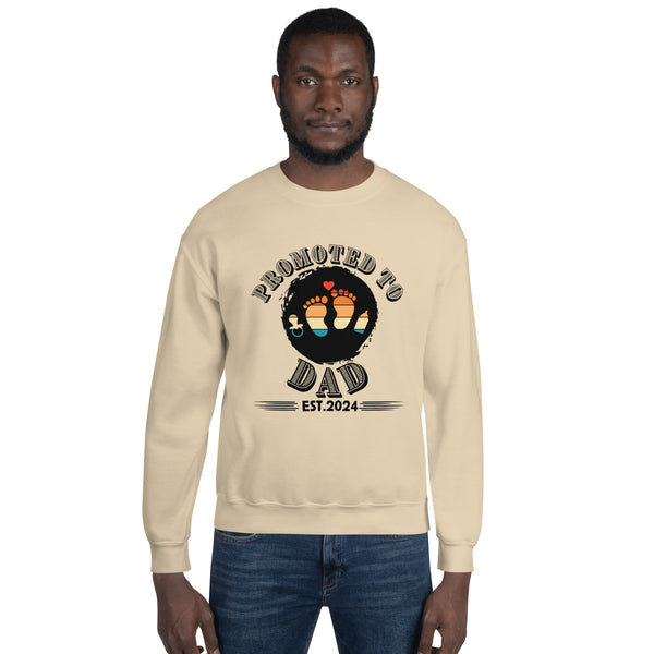 Step into Fatherhood - Embrace the Adventure Sweatshirt - - Print Material