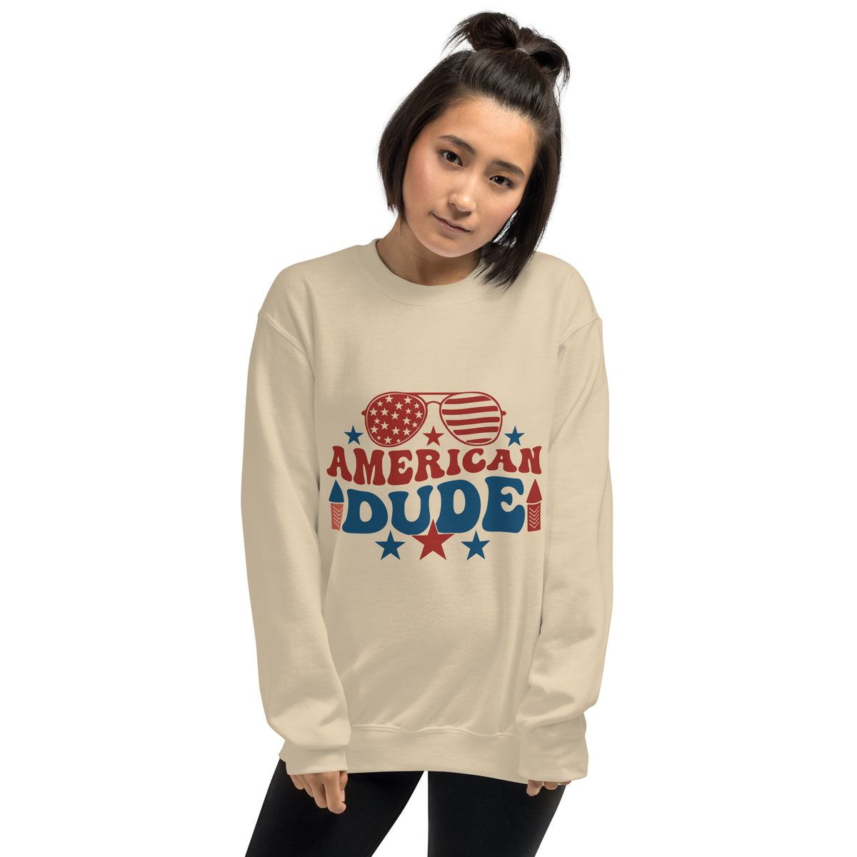 American Dude Unisex Sweatshirt - A Tribute to Memories - - Sweatshirts