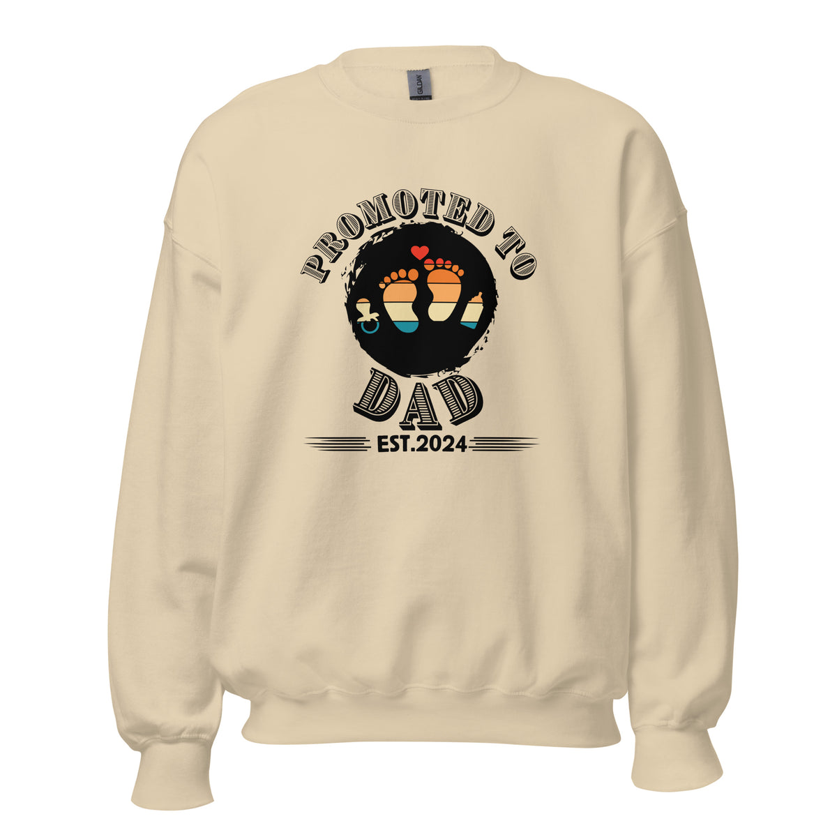 Step into Fatherhood - Embrace the Adventure Sweatshirt - - Print Material