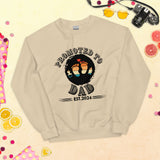 Step into Fatherhood - Embrace the Adventure Sweatshirt - Sand - Print Material