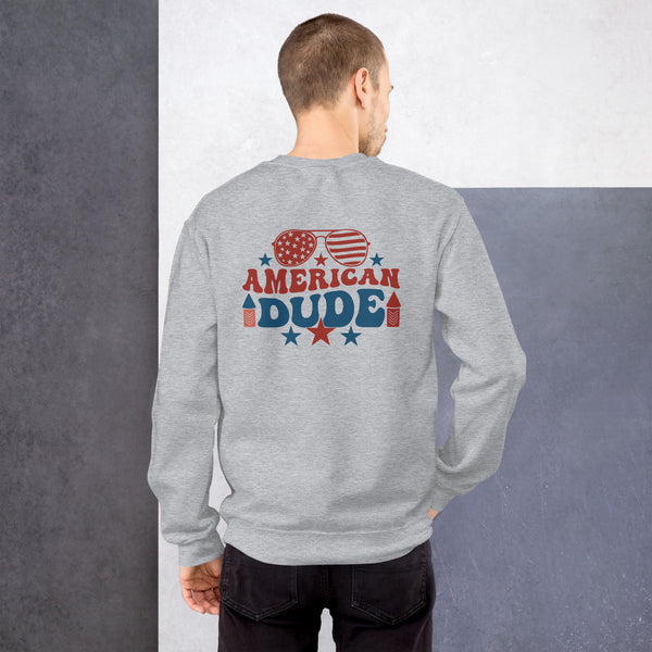 American Dude Unisex Sweatshirt - A Tribute to Memories - - Sweatshirts