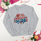 American Dude Unisex Sweatshirt - A Tribute to Memories - Sport Grey - Sweatshirts