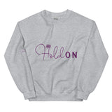 Hold On & Overthink - Cozy Unisex Sweatshirt - -