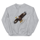 Soar High - Realistic Bald Eagle Sweatshirt - Sport Grey - Sweatshirts