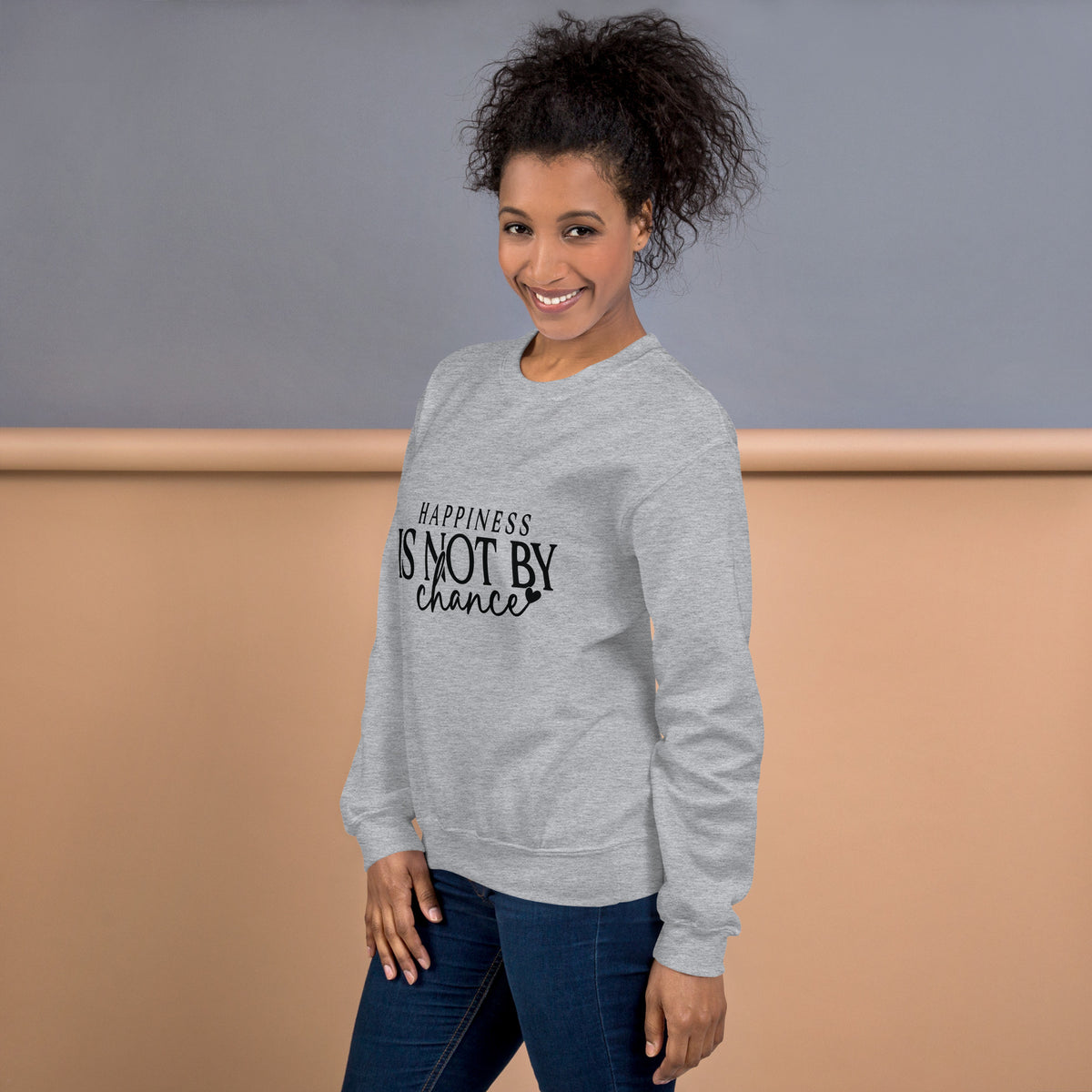 Choose Happiness - Inspirational Unisex Sweatshirt - - Sweatshirts