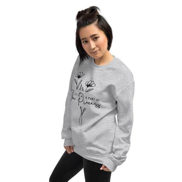 Floral Wisdom Unisex Sweatshirt - - Sweatshirts