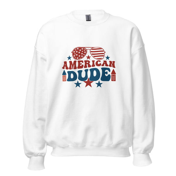 American Dude Unisex Sweatshirt - A Tribute to Memories - - Sweatshirts