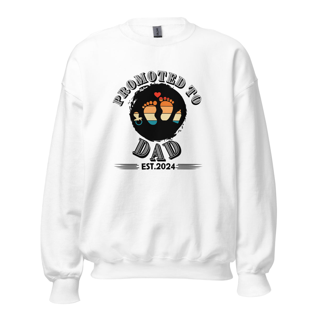 Step into Fatherhood - Embrace the Adventure Sweatshirt - - Print Material