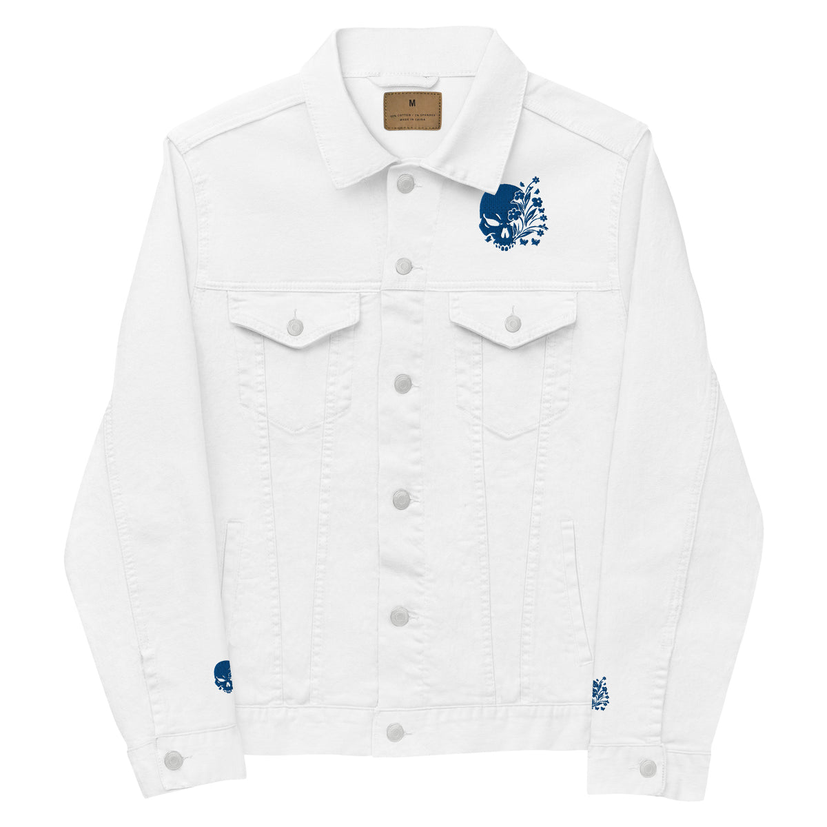 Skull & Petals Memory Jacket - -