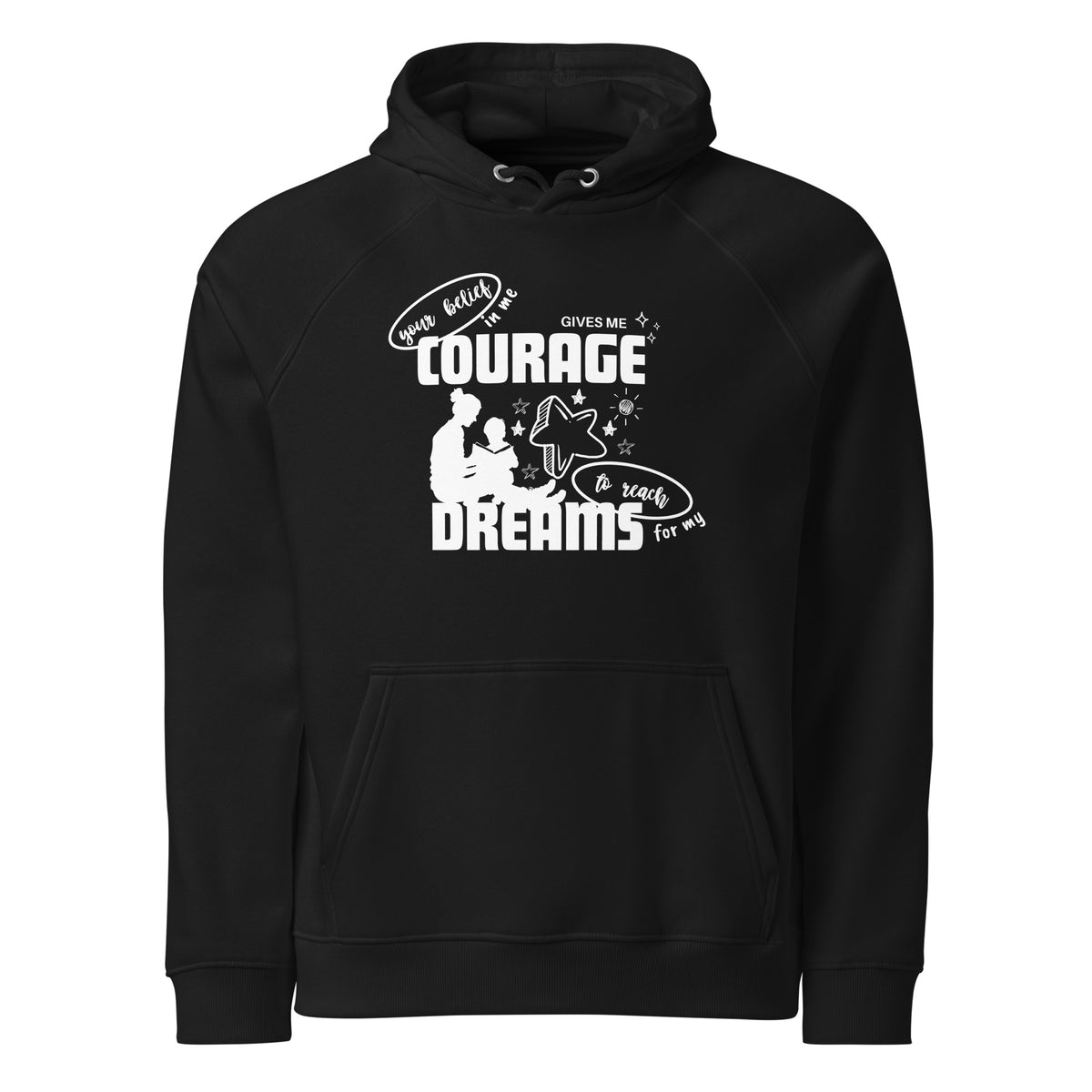 Guided by Mom - Courage and Dreams Unfold - - Hoodies