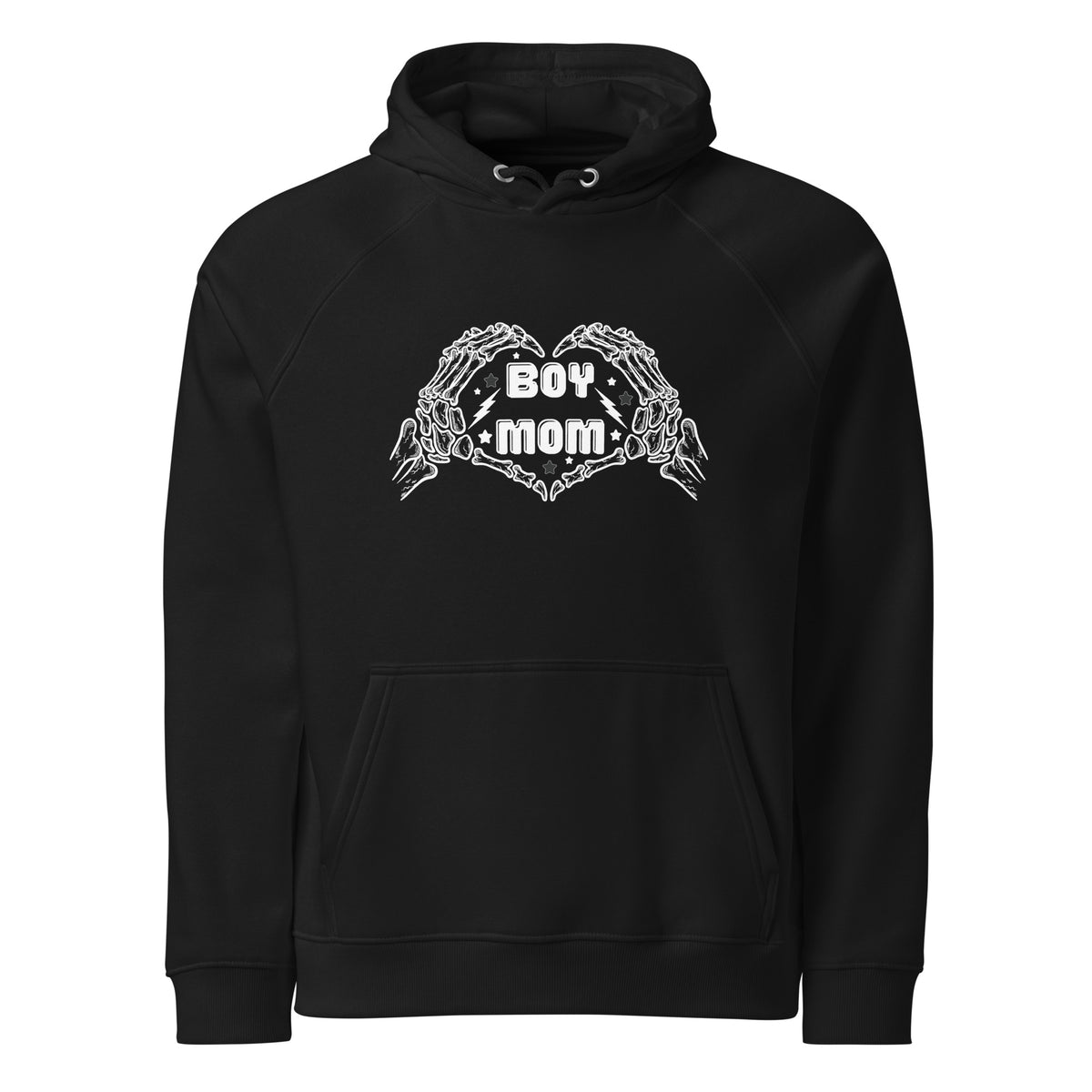 Edgy Boy Mom Love - Rock Inspired Comfort - Black - Hoodies