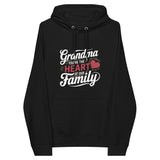 Grandma, You’re the Heart of Our Family – A Gift of Love - Black - Hoodies