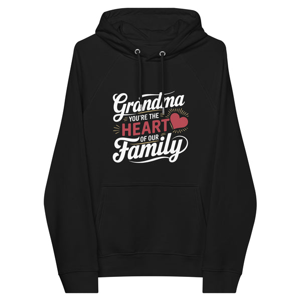 Grandma, You’re the Heart of Our Family – A Gift of Love - Black - Hoodies