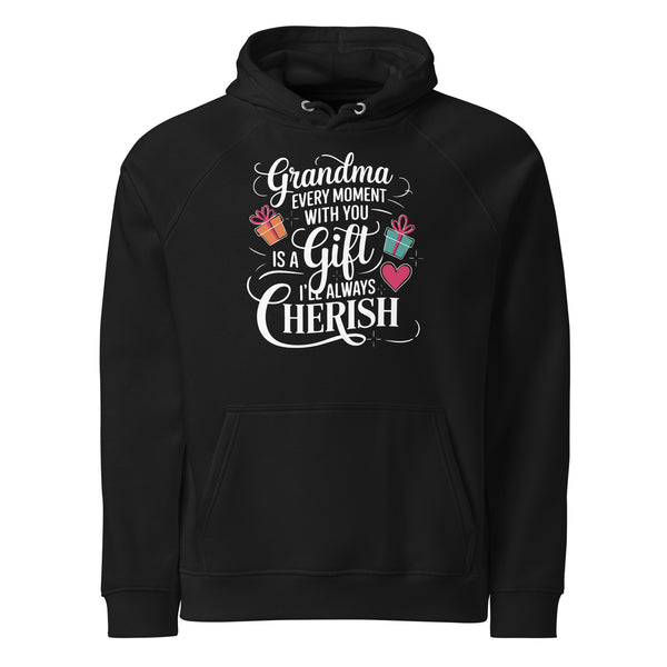 For the Heart of Our Family – A Special Gift for Grandma - Black - Hoodies