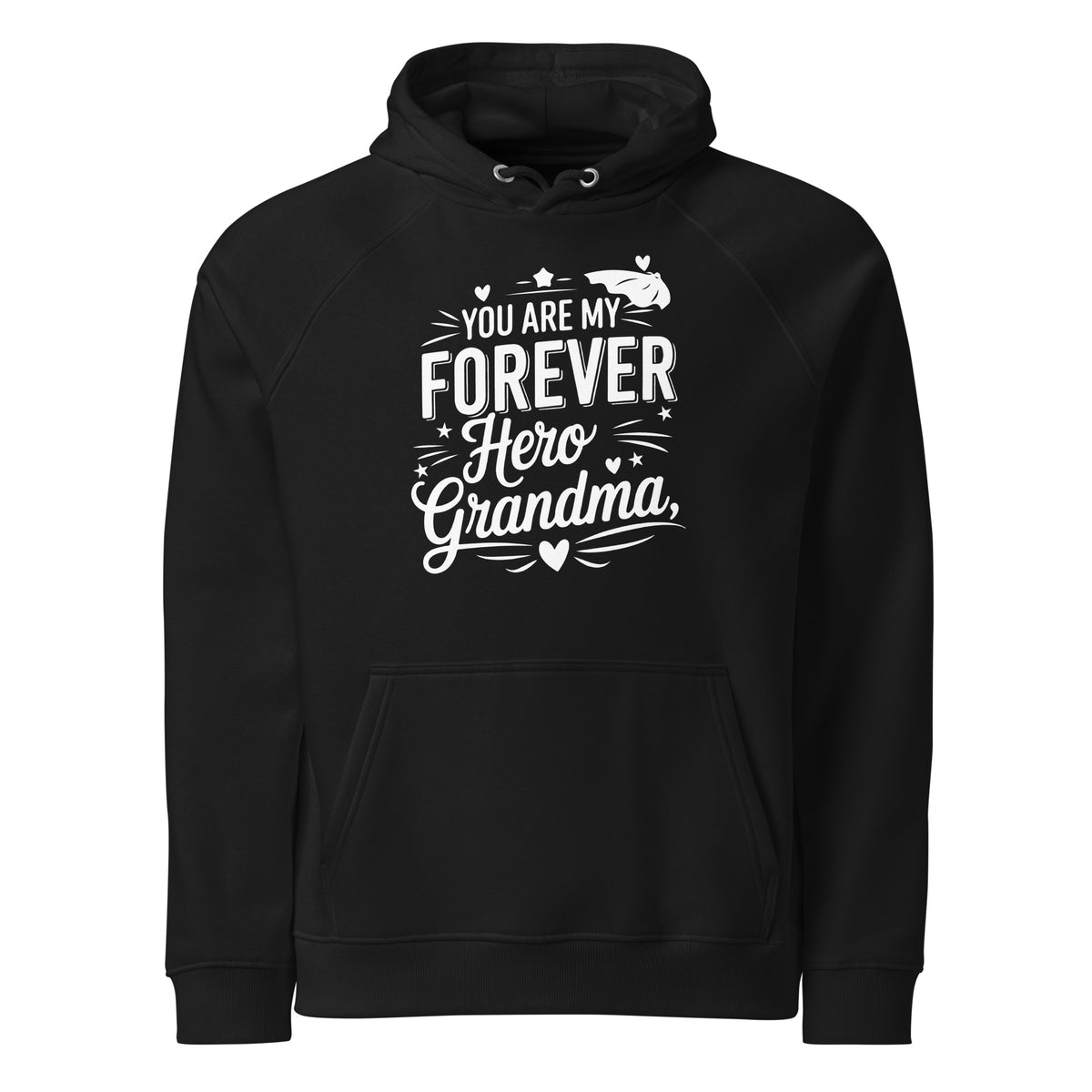 Heart of the Family – A Loving Tribute to Grandma - Black - Hoodies