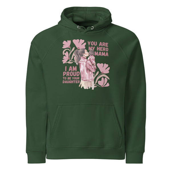 Proud to Be Yours - Mother-Daughter Hoodie - Bottle green - Hoodies