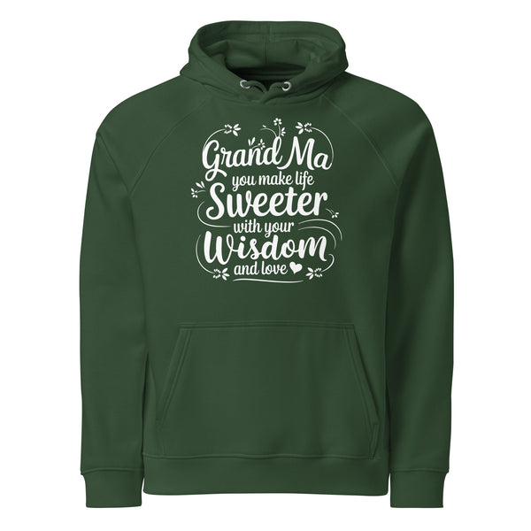 Treasured Time - Celebrating Grandma’s Love - Bottle green - Hoodies