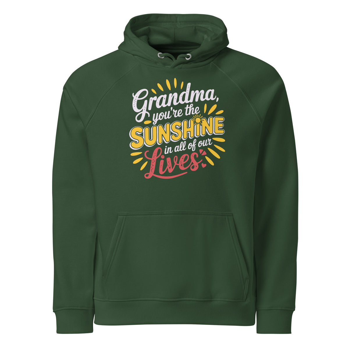 For the Sunshine of Our Lives – A Gift for Grandma - Bottle green - Hoodies