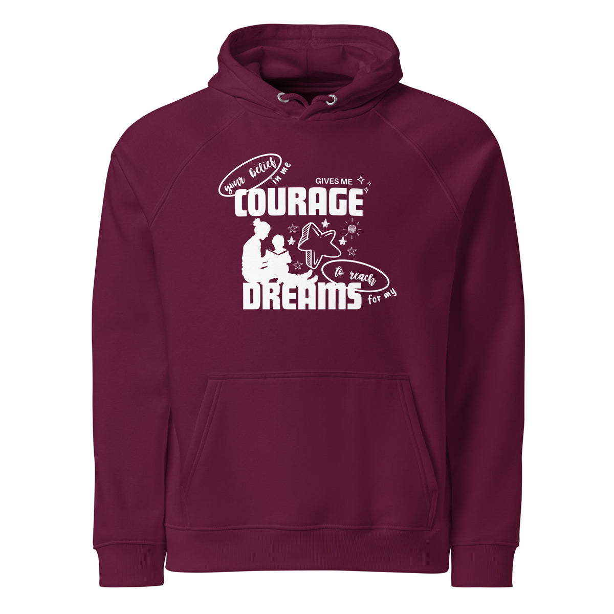 Guided by Mom - Courage and Dreams Unfold - - Hoodies