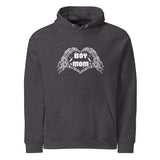 Edgy Boy Mom Love - Rock Inspired Comfort - Charcoal Melange - Hoodies