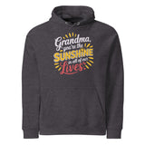 For the Sunshine of Our Lives – A Gift for Grandma - Charcoal Melange - Hoodies