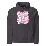 Endless Love & Warmth - A Hoodie for Grandma’s Heart - Charcoal Melange - Hoodies