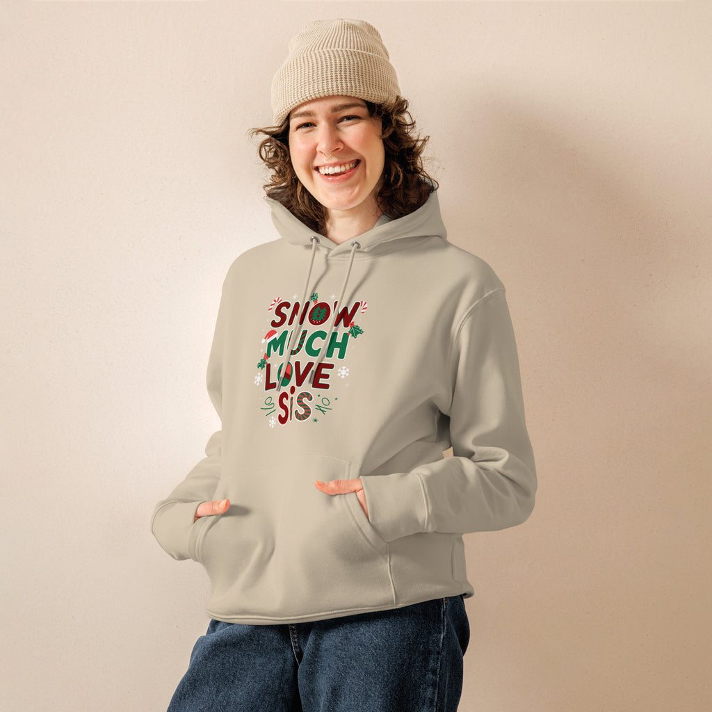 Unisex essential eco hoodie - Desert Dust - Hoodies