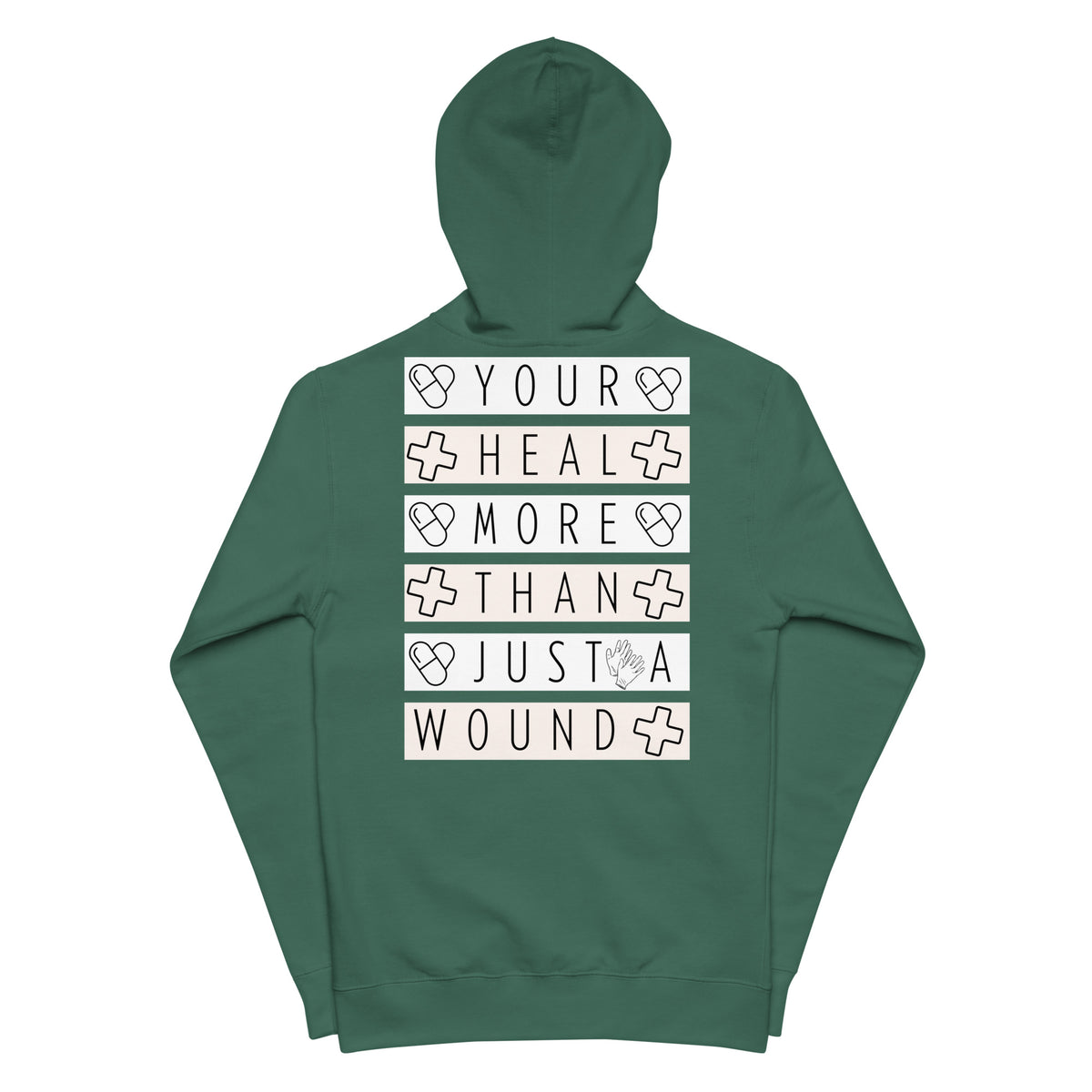 Healing Beyond Wounds - Celebrate Nurses’ Compassion - - Hoodies