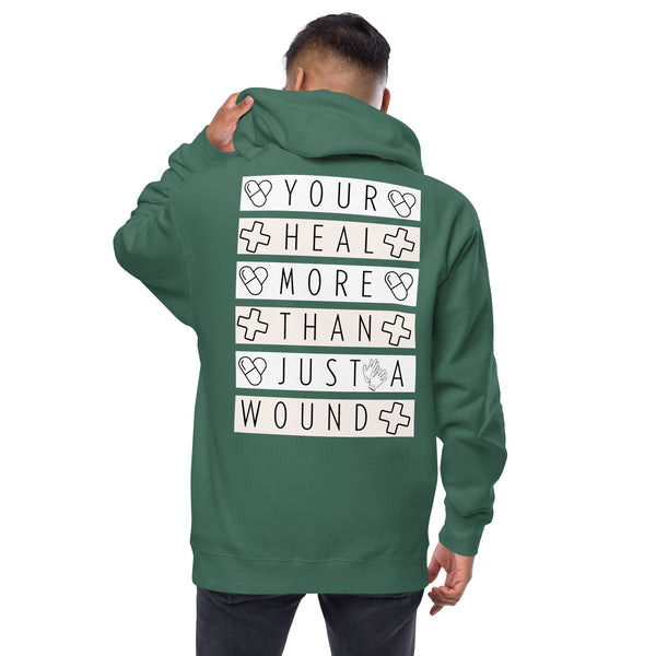 Healing Beyond Wounds - Celebrate Nurses’ Compassion - Alpine Green - Hoodies