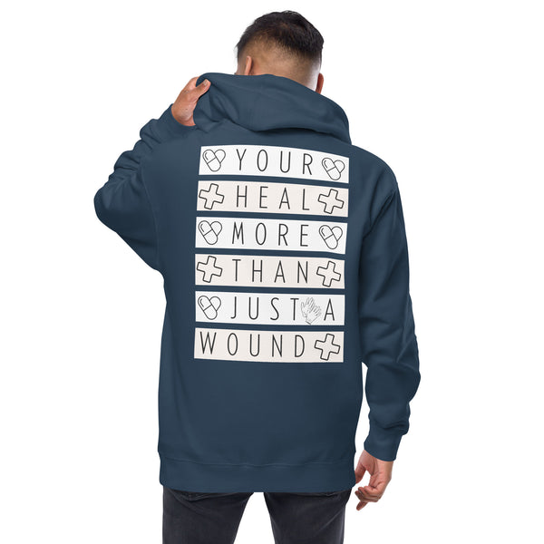 Healing Beyond Wounds - Celebrate Nurses’ Compassion - Navy - Hoodies