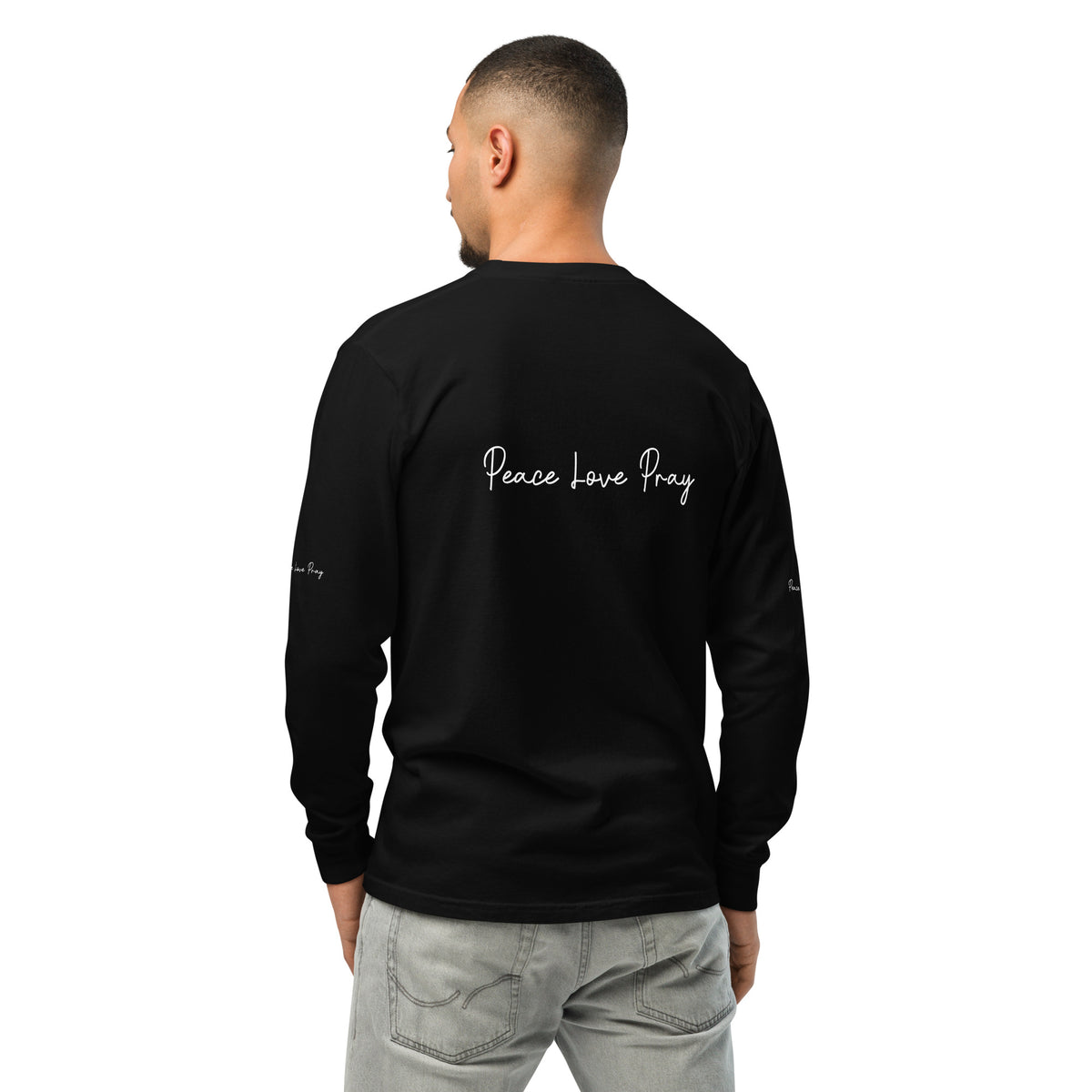 Love, Pray, and Live - Garment Dyed Comfort - - Long Sleeve T-shirts