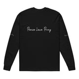 Love, Pray, and Live - Garment Dyed Comfort - - Long Sleeve T-shirts