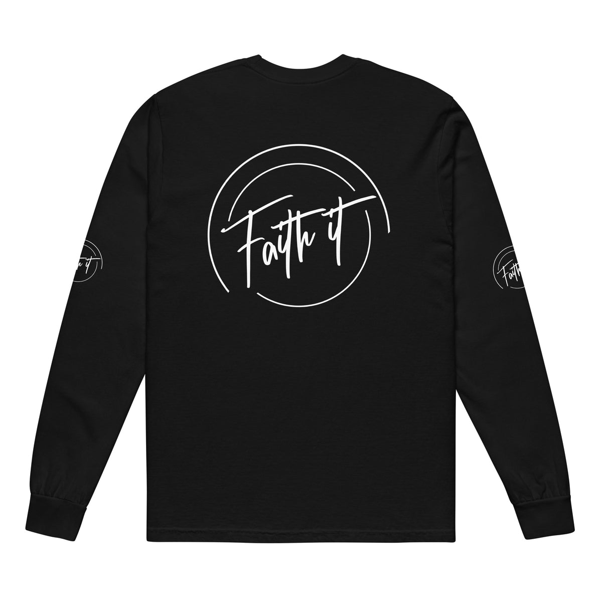 Faith-Filled Comfort - Heavyweight Long-Sleeve - - Long Sleeve T-shirts