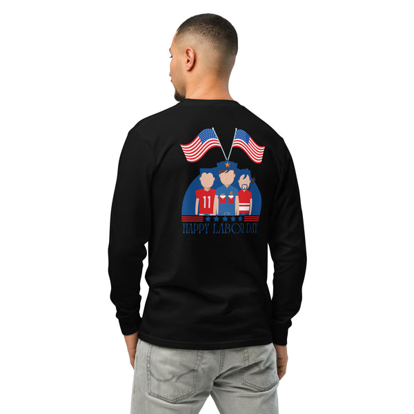 Labor Day Tribute - Honoring Every Role Long Sleeve - Black - T-shirts