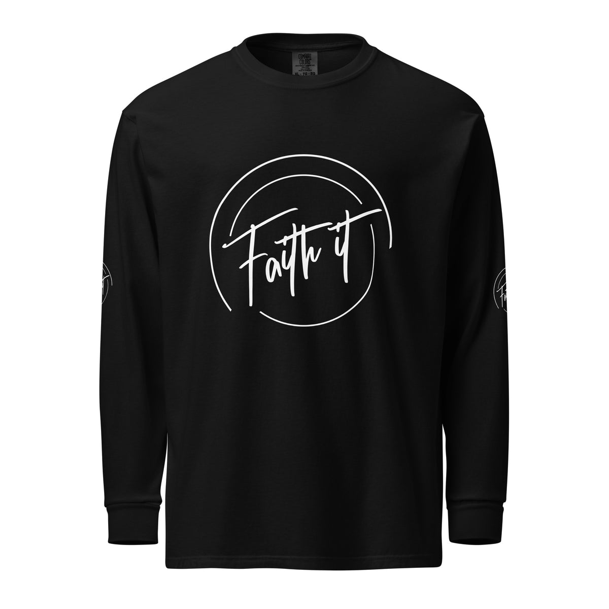 Faith-Filled Comfort - Heavyweight Long-Sleeve - - Long Sleeve T-shirts