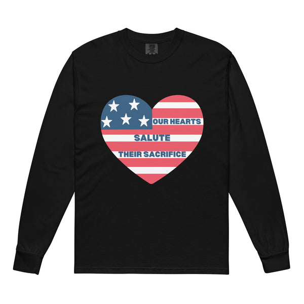Honor & Remembrance – Memorial Day Army Tribute Tee - Black - Long Sleeve T-shirts