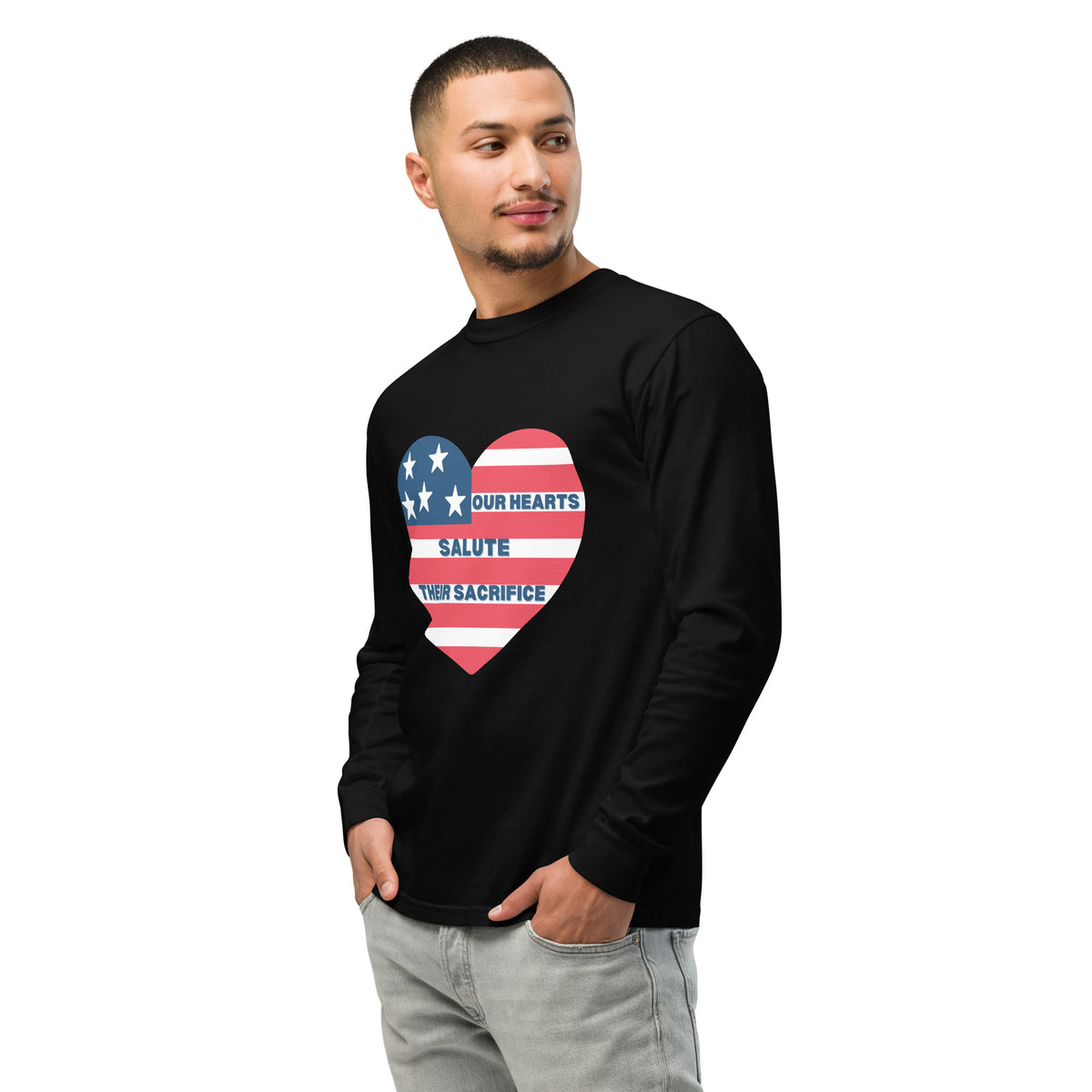 Honor & Remembrance – Memorial Day Army Tribute Tee - - Long Sleeve T-shirts