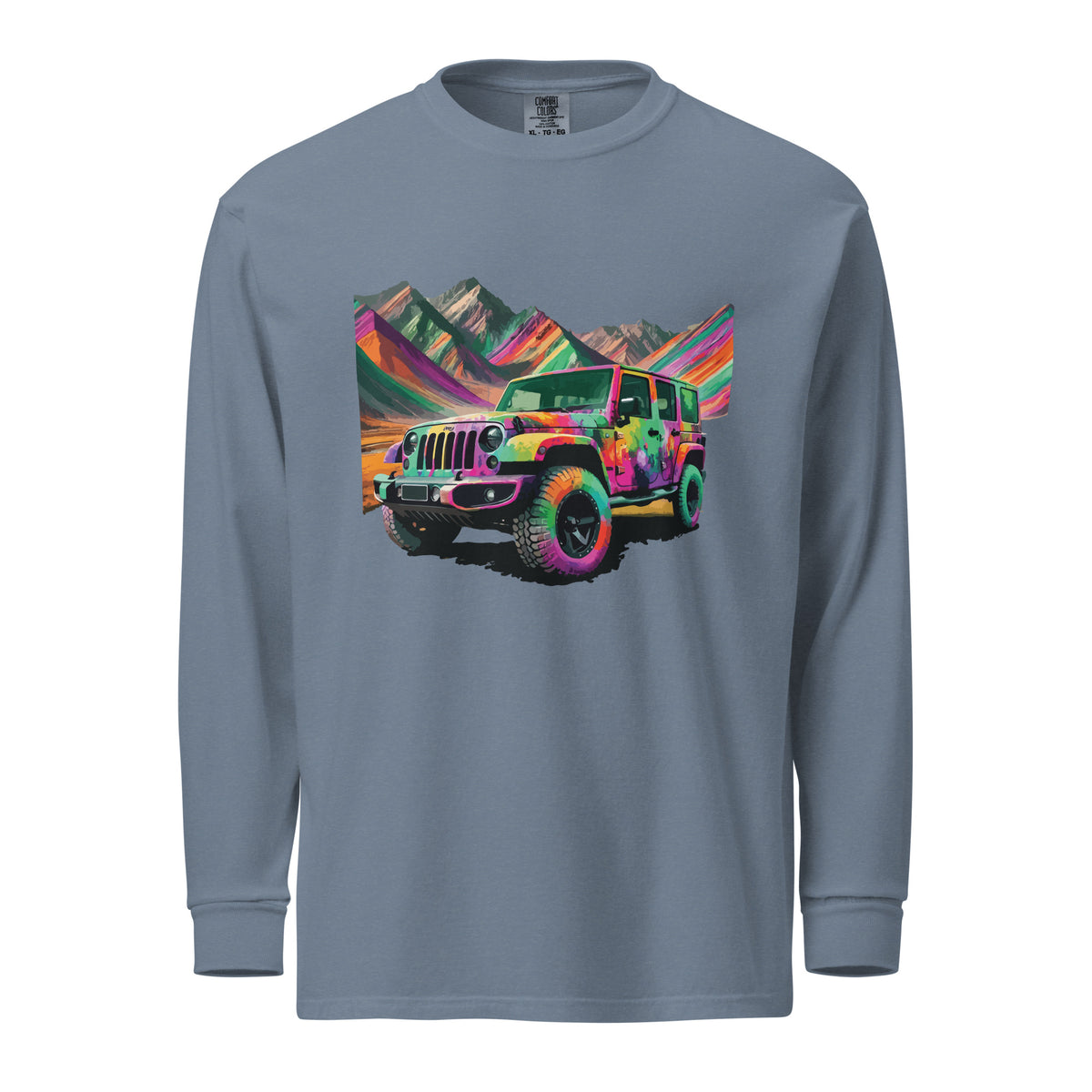 Bold Horizons - Jeep & Mountains Art Tee - - Sweatshirts