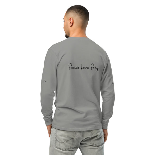 Love, Pray, and Live - Garment Dyed Comfort - - Long Sleeve T-shirts